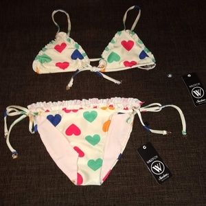 Wildfox | Vintage Heart String Bikini set